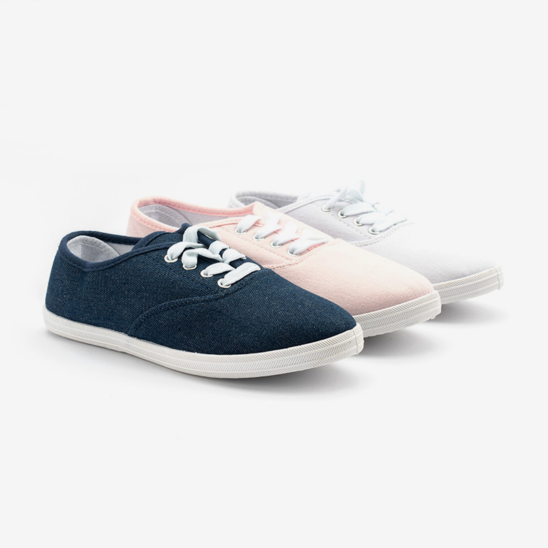 Classic Casual Canvas Lace-up Sneakers Shoes