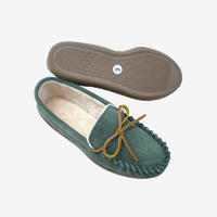 Cozy Suede Moccasin Style Slippers HB01X